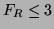 $ F_R \le 3$
