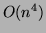 $ O(n^4)$