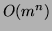 $ O(m^n)$