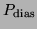 $ P_{\text{dias}}$